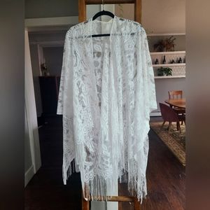 White Lace Coverup
